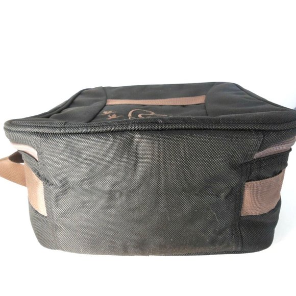 Padded Brown field bag Ducks unlimited with Dividers and Shoulder Strap - Picture 4 of 8